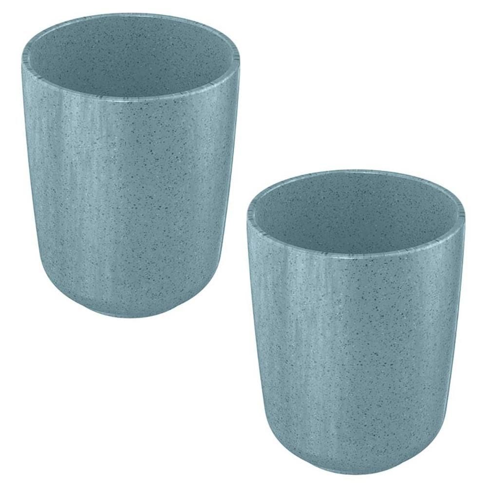 2x Porta Escova de Dente de Pia Banheiro OU Osaka Azul
