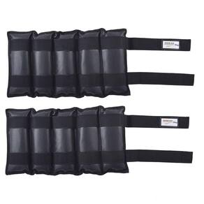Par De Caneleiras De Peso (tornozeleiras) Pretas - 20 Kg