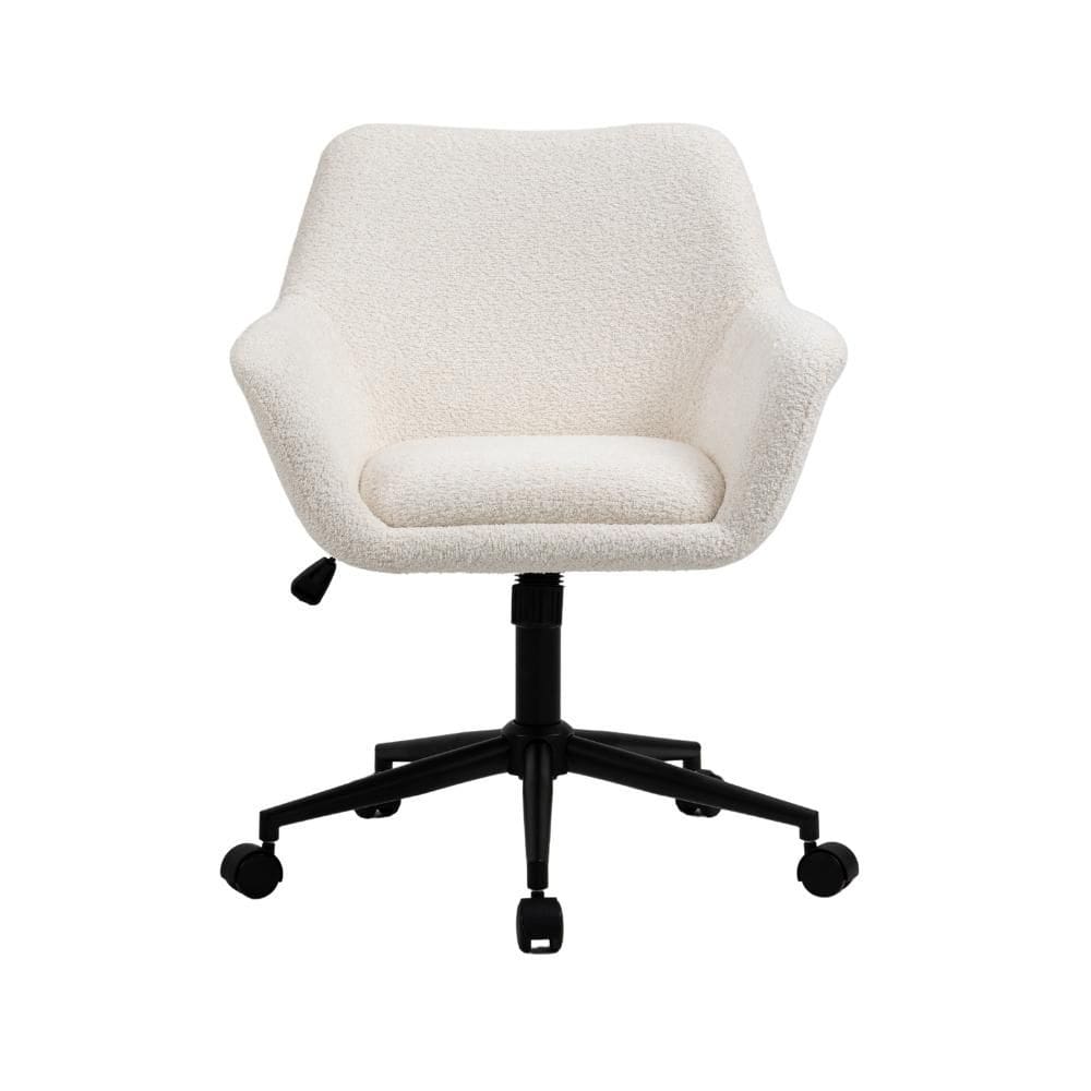 Cadeira Poltrona Giratória Pelegrin PEL-2001 Tecido Branca