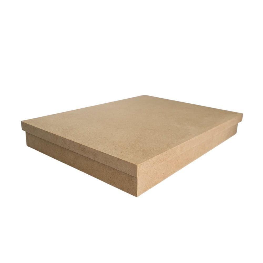 Caixa 100% Mdf Cru (40x30x05) Mdf Cru