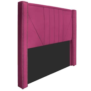Cabeceira Solteiro 90 Cm Para Cama Box Suede Pink