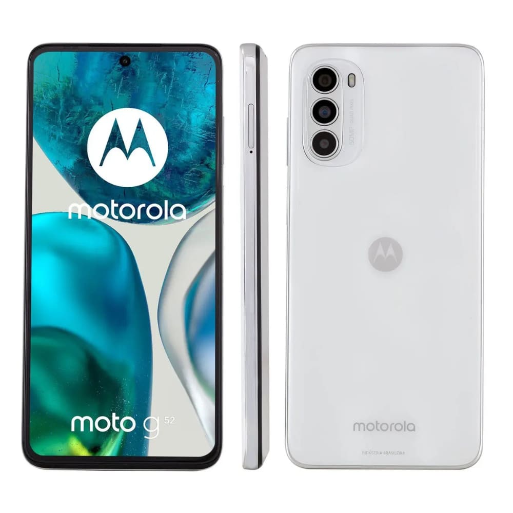 Usado: Motorola G52 128 GB Branco - Excelente