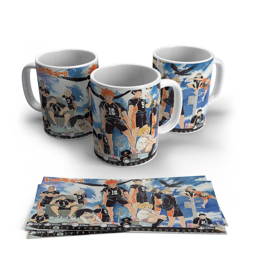 Caneca de Porcelana Haikyuu Anime Mangá 30