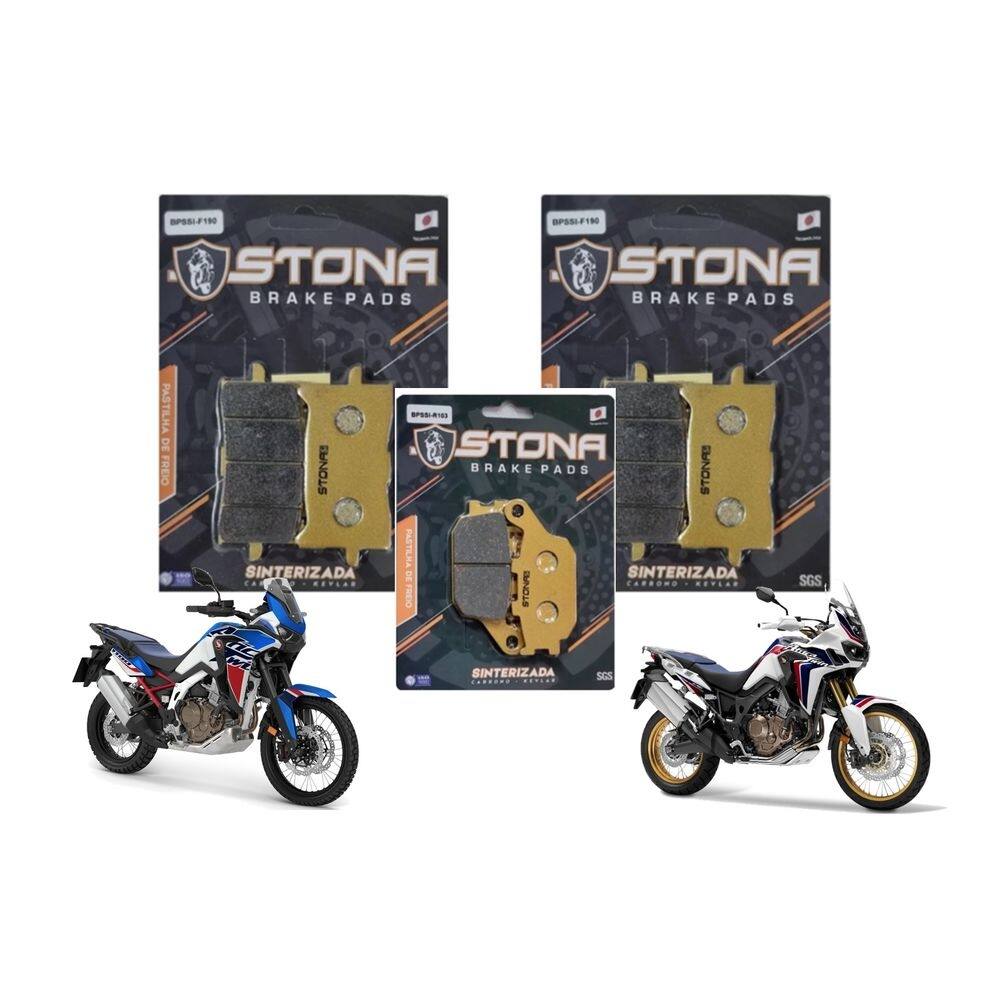 Kit Pastilha Freio Stona D+T CRF 1000 Africa Twin 2016 2017