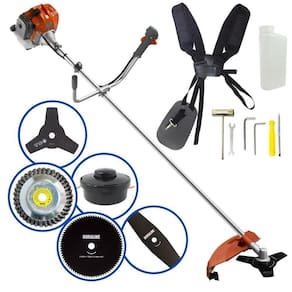 Roçadeira Tekna Rl520ac 9000rpm 52cc 2hp + Kit De 4 Lâminas