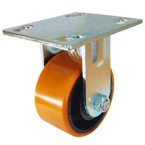 Rodizio Industrial Carga Pesada 4x2 Pol. Fixo 400 Kg