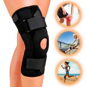Joelheira Neoprene Ortopédica Articulada Compressão M