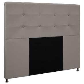 Cabeceira Cama Box Casal Queen 160cm Safira Suede Bege