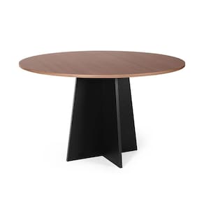 Mesa De Jantar Redonda 6 Lugares 120cm Isabela Noronha/preto - Straub Web