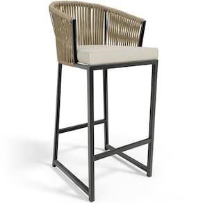 Banqueta Para Área Gourmet Cozinha Varanda Sunset D04 Bege