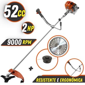 Roçadeira Lateral 52cc Tekna Rl520acn-tk + Disco 40 Dentes