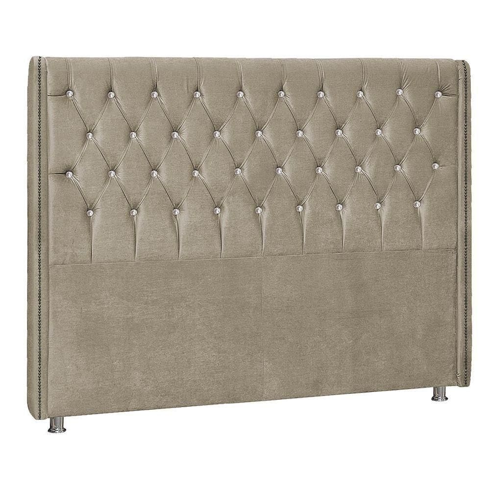 Cabeceira Solteiro Tóquio P04 98 Cm Suede Bege Tca 941