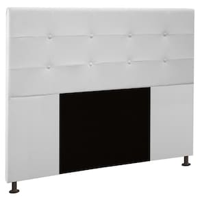 Cabeceira Cama Box Casal 140Cm I02 Safira Corano Branco
