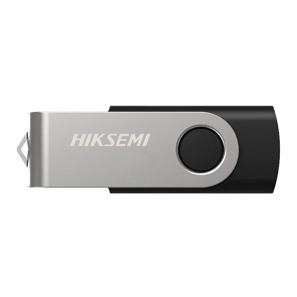 Pen Drive Hiksemi Rotary 64Gb Usb 3.0 Preto E Cinza