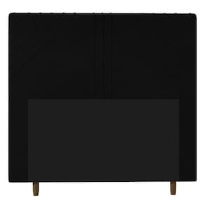 Cabeceira Cama Box Casal King Size Lisboa 195Cm Preto