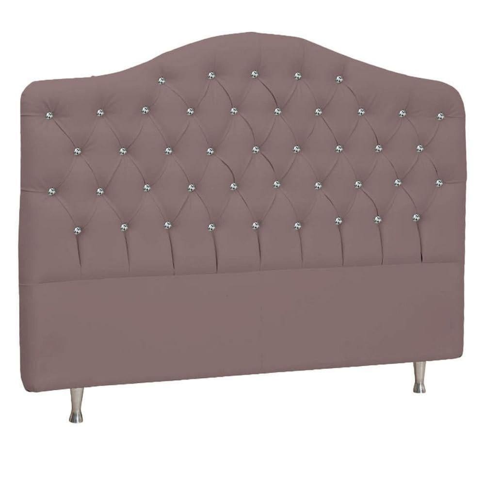 Cabeceira Queen Florence P04 160 Cm Suede Rosê