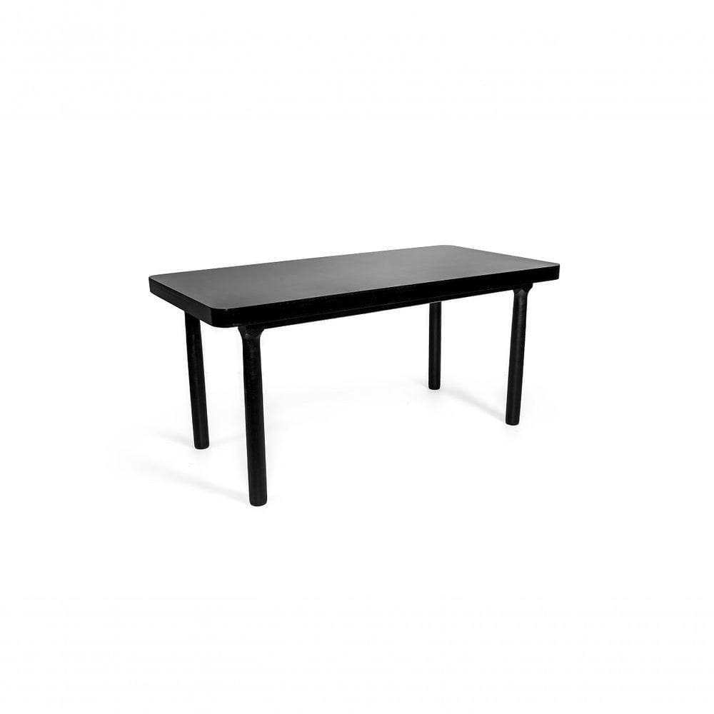 Mesa De Jantar Retangular 4 Lugares 140X80 França Tabaco