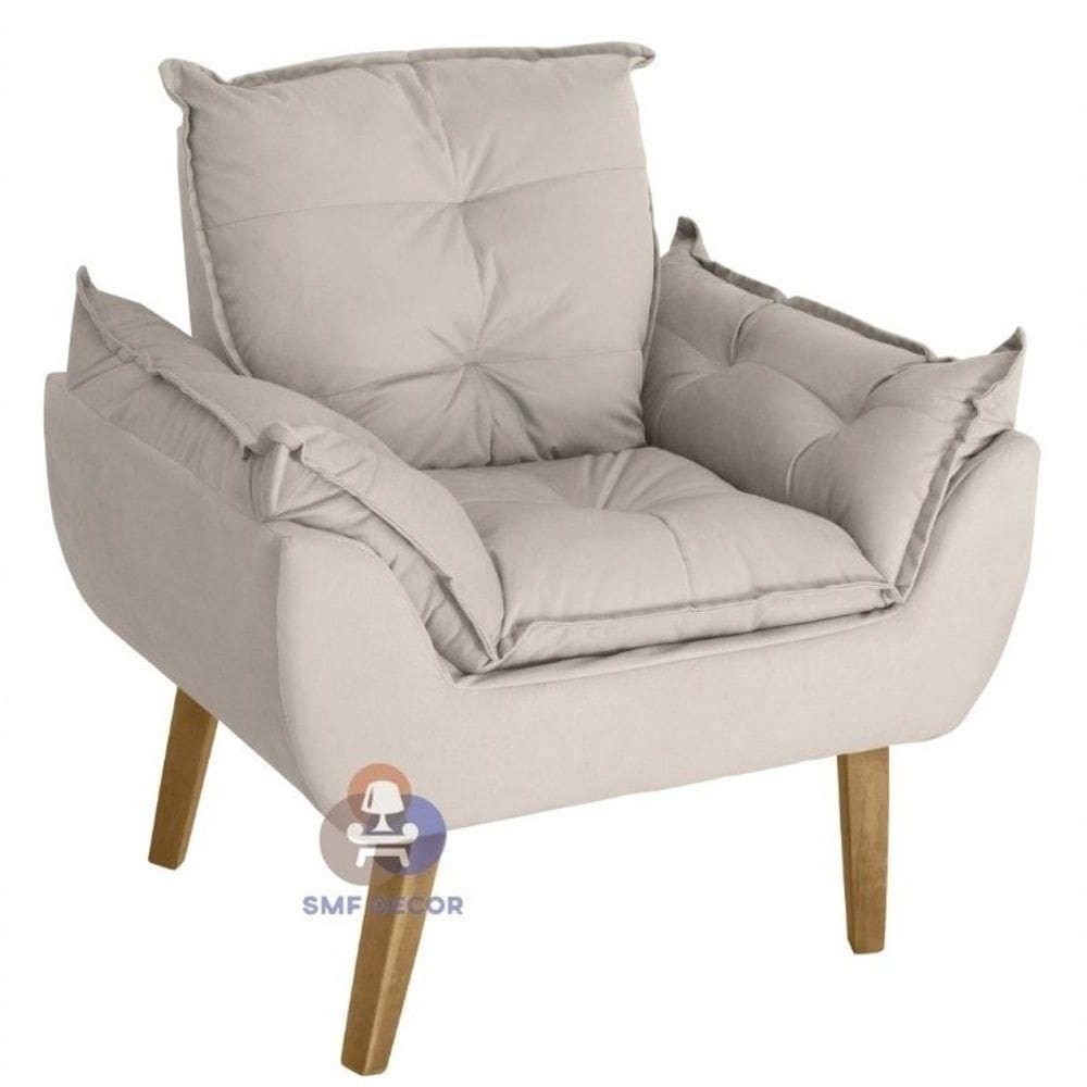 Poltrona Opala Bege Su Decor