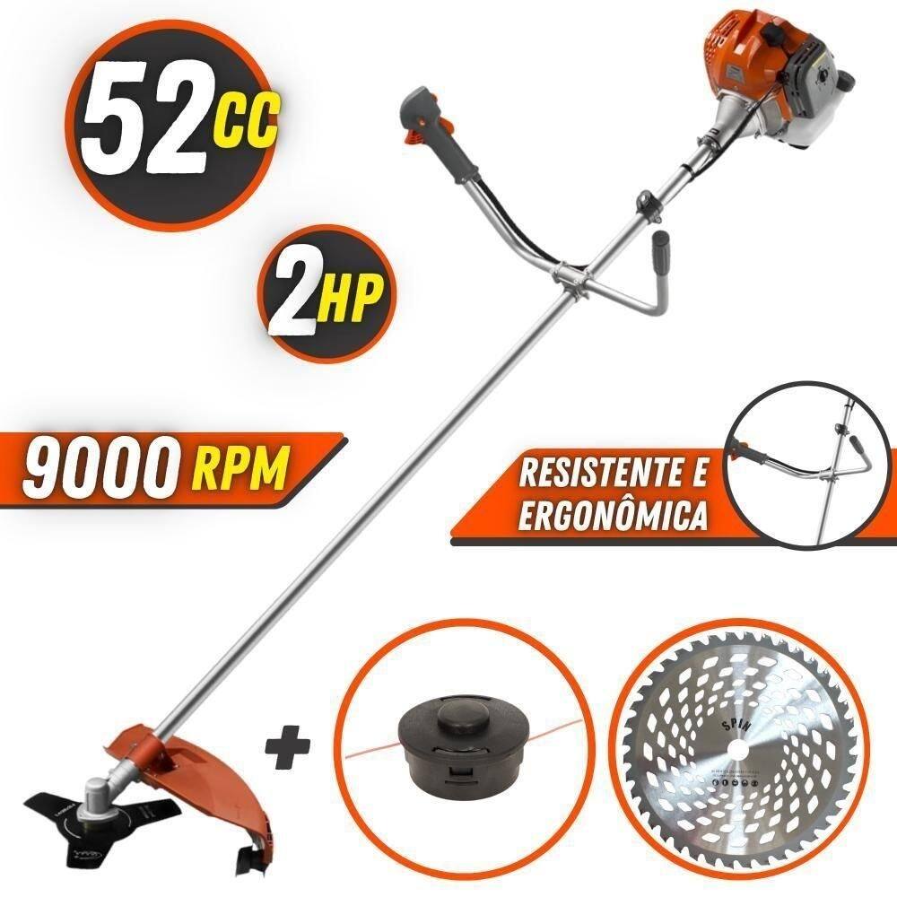 Aparador De Grama Gasolina Tekna Rl520acntk + Faca 40 Dentes