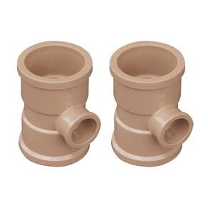 Kit Com 2 Tê De Redução 90º Soldável 50X25Mm - Akato