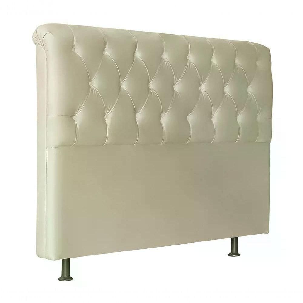 Cabeceira Solteiro 90cm Emilia Suede Marfim Id Suede Marfim