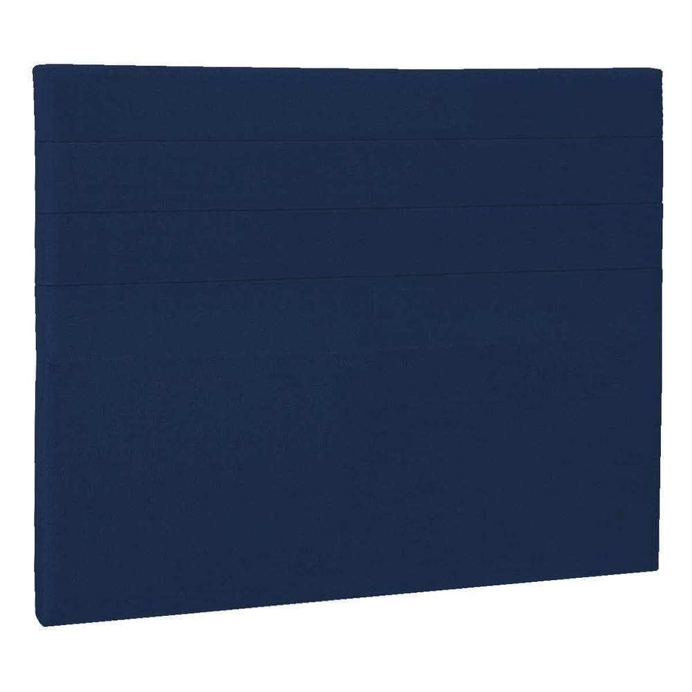 Cabeceira Queen Porto P04 160 Cm Suede Azul Marinho