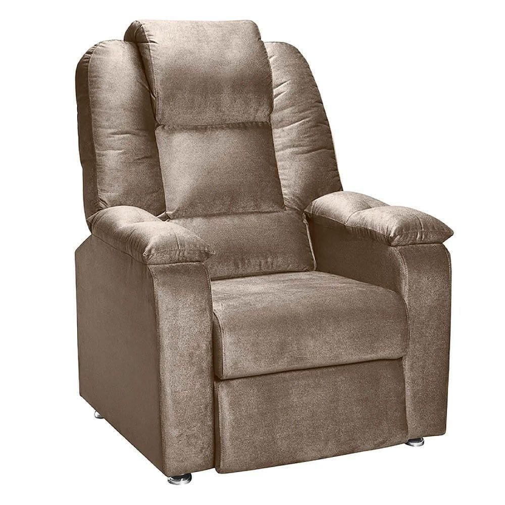Poltrona Reclinável Do Papai Egito Marrom Castor - Speciale Home Marrom