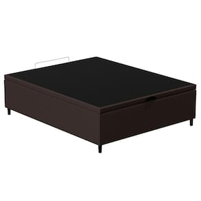 Base Para Cama Box Baú Casal 138X188Cm Hit Corano Marrom