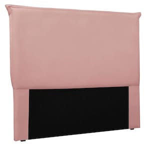 Cabeceira Solteiro 0,90m Veneza Veludo Rosa