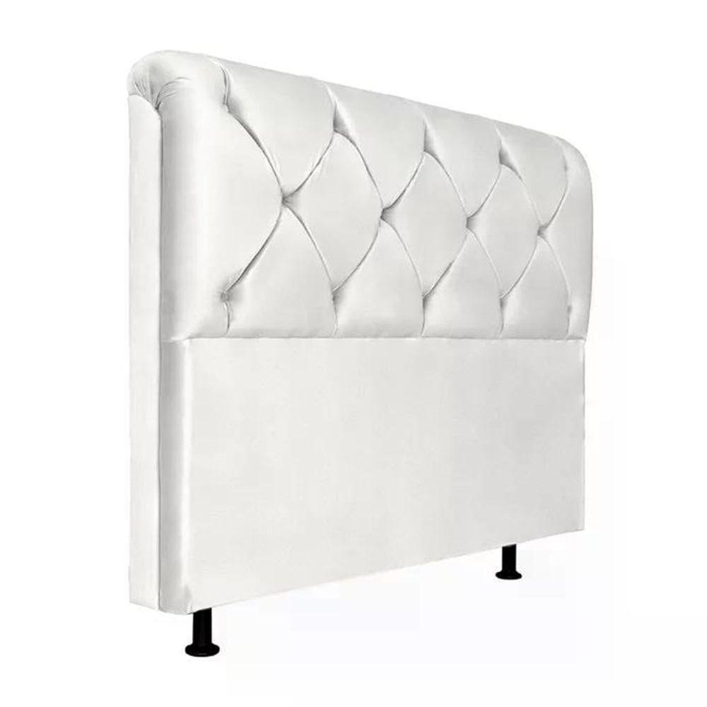 Cabeceira Casal 140Cm Barbara Corano Branco Id Corano Branco
