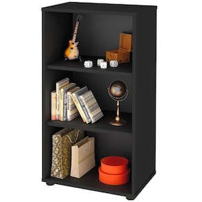 Estante Multiuso Com 2 Prateleiras Clean A2 81X45 Cm Preto