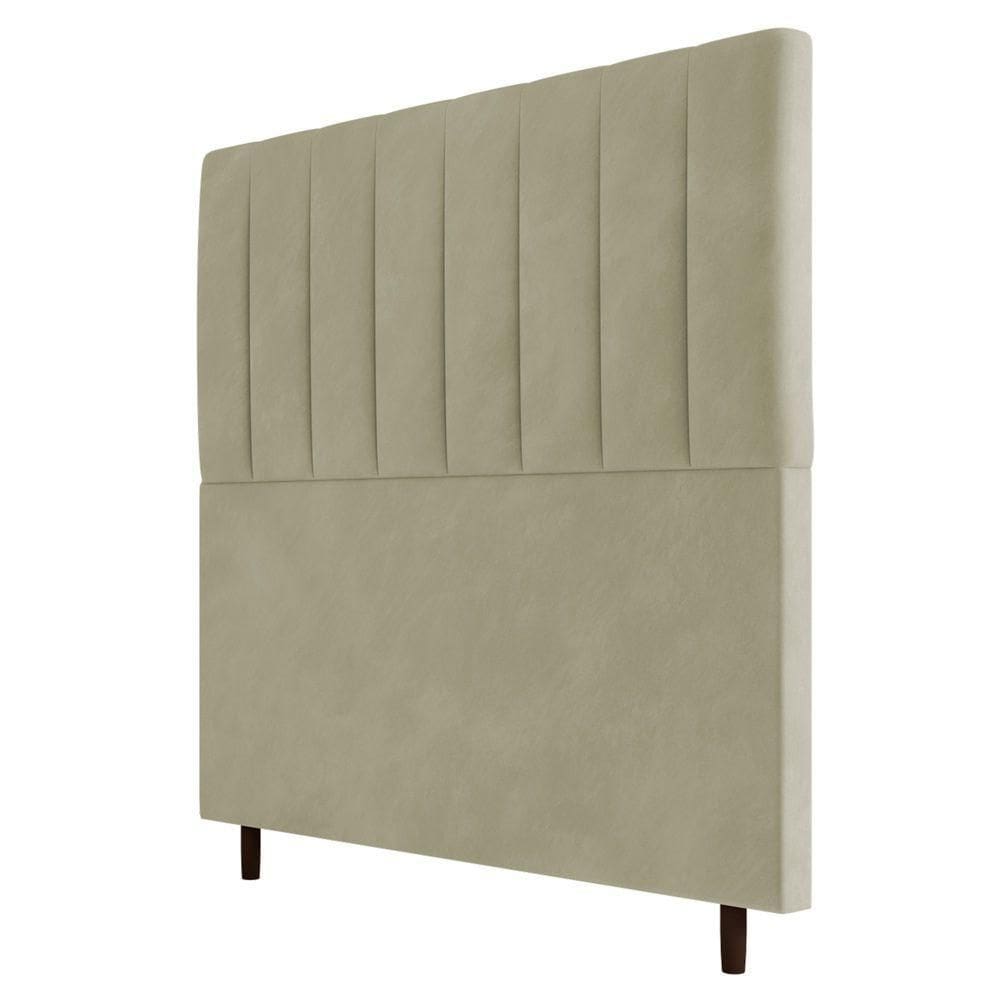 Cabeceira Cama Box Solteiro Itália 90cm Corano Bege