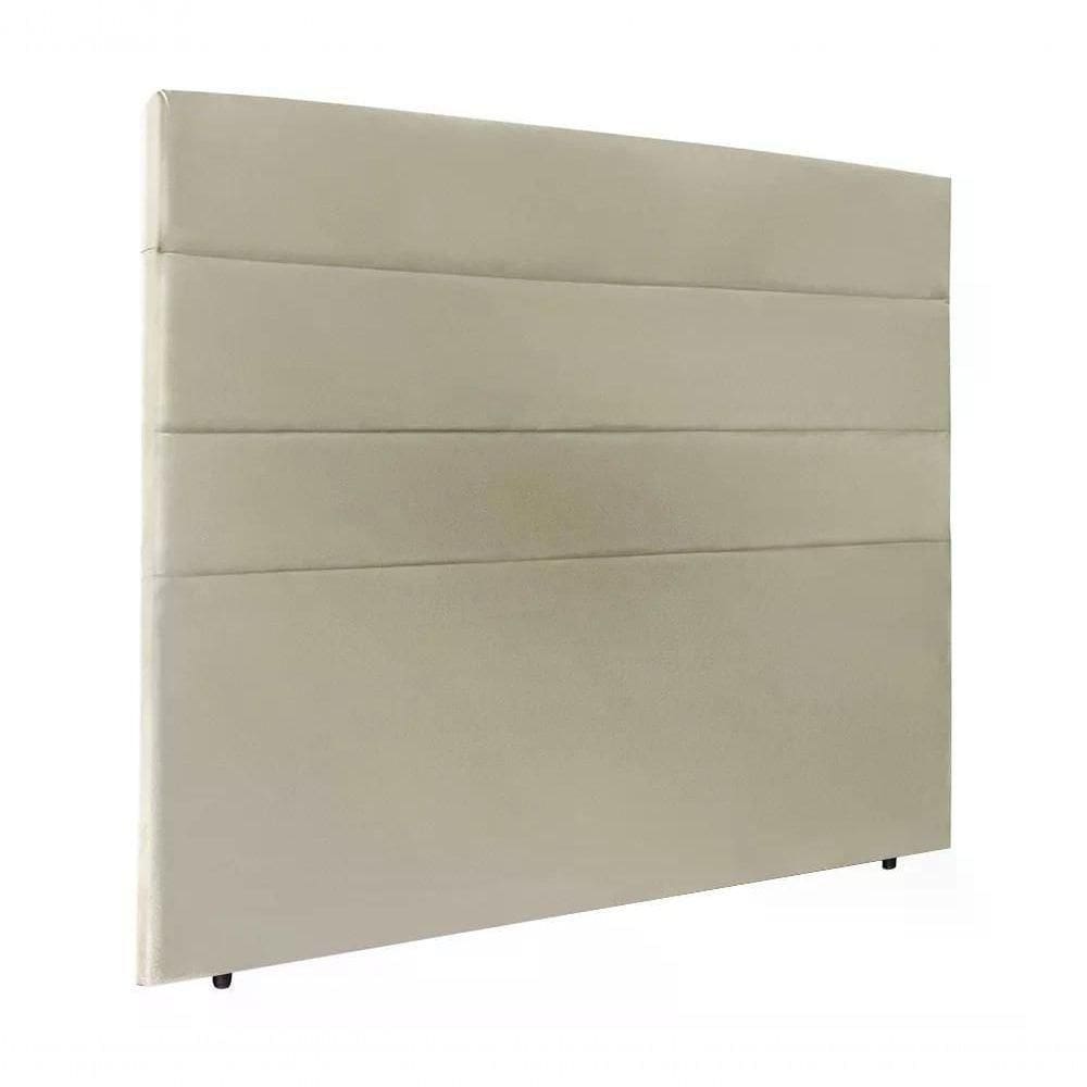 Cabeceira Queen 160cm Bia Suede Marfim Id Suede Marfim