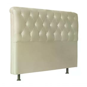 Cabeceira Queen 160cm Emilia Suede Marfim Id Suede Marfim
