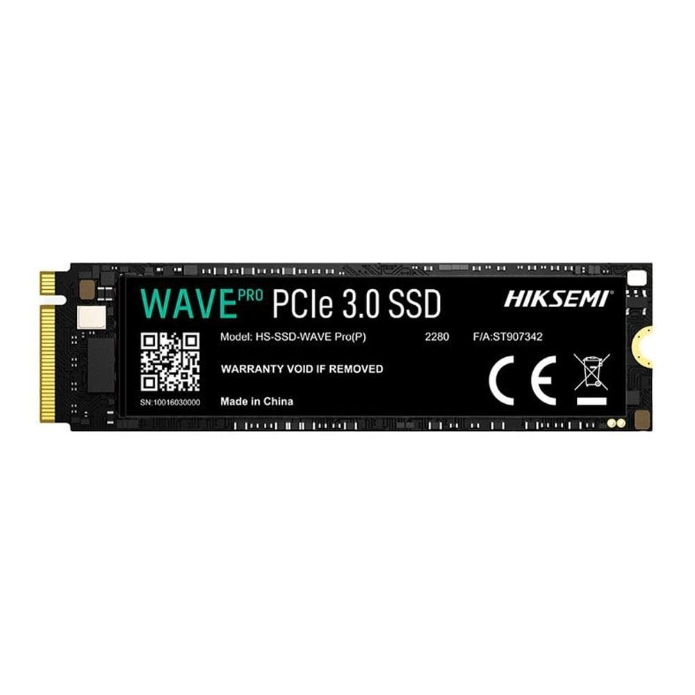 SSD Hiksemi Wave Pro 512GB M.2 2280 Leitura 3500MB/s Gravação 1800MB/s - HS-SSD-WAVE-PRO-P-512G