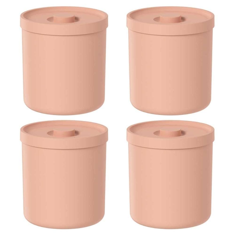 4x Lixeira de Banheiro 6 Litros OU Bold Laranja