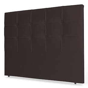 Cabeceira Estofada Box Queen Size 160cm Marrom Cacau