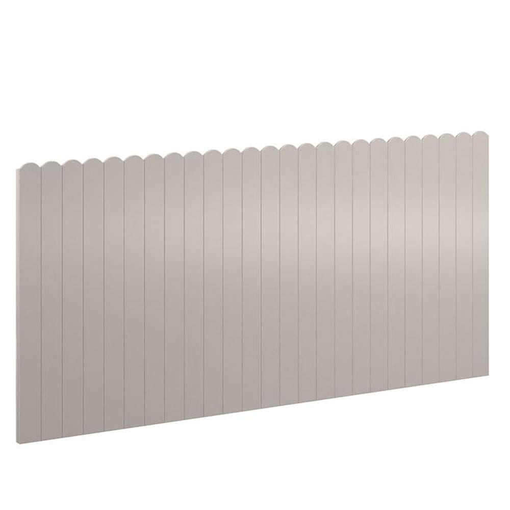 Painel Decorativo Farm 225x109x37 cm Cinza - Matic