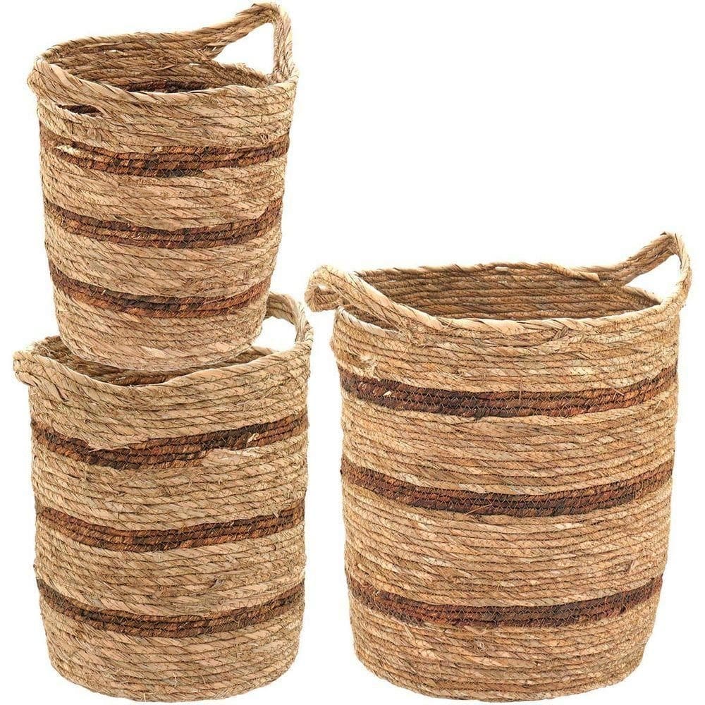 Tirta Cesta Fibra Natural 3Pç