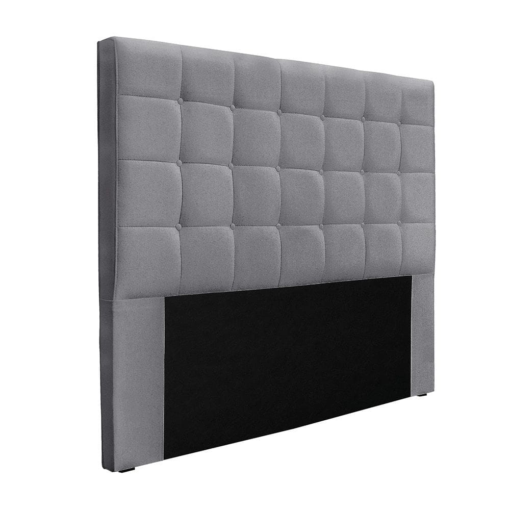 Cabeceira Cama Box Casal 140 cm Verona Linho Cinza S04 - D`Rossi