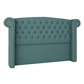 Cabeceira Solteiro Lyon P04 90 Cm Suede Turquesa