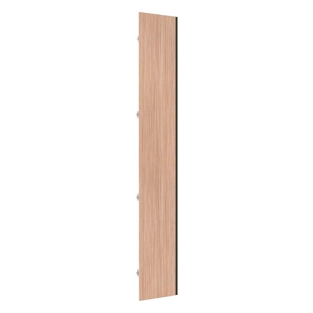 Porta Lateral Para Roupeiro 4 Portas C/ Puxador Inox Cumaru