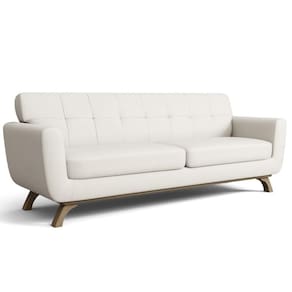 Sofá 3 Lugares Sala De Estar Miami 210 Cm Linho Cru A-430