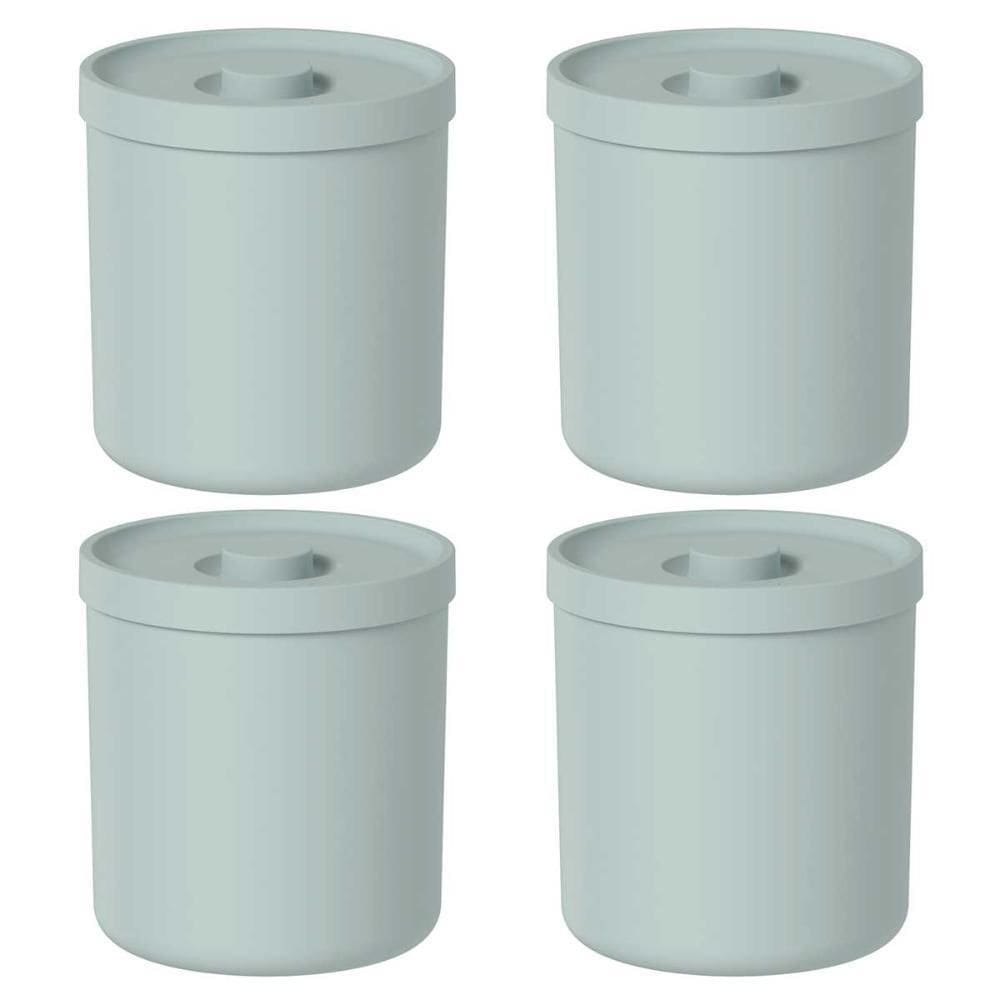 4X Lixeira De Cozinha 6 Litros Ou Bold Verde