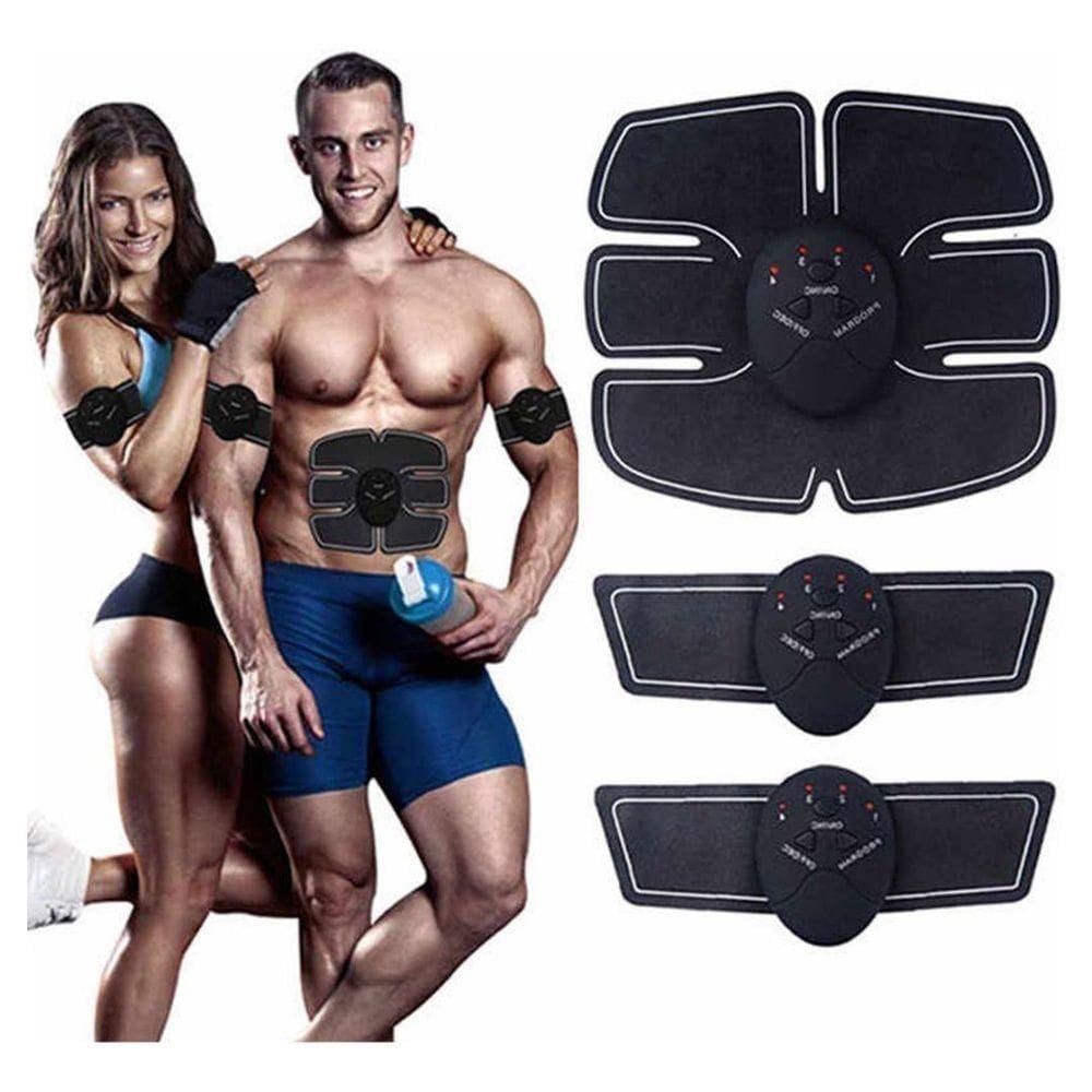 Ems Cinto Tonificador Abdominal Estimulação Elétrica Musculação 3 Em 1