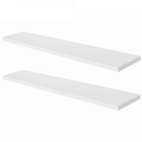 Prateleira Simples Branca 70x20 Cm Com Suporte Em Mdf [F031]