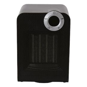 Mini Aquecedor Eletrico Preto Ceramico 1500W 127V Importado