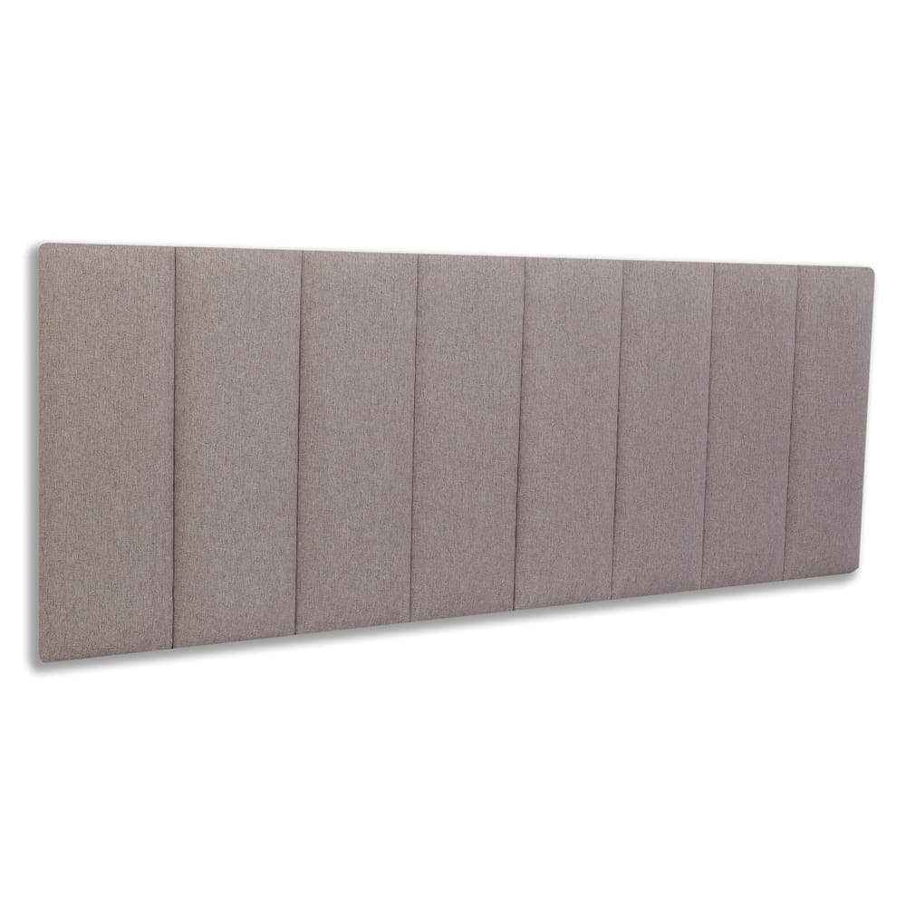 Cabeceira Queen Estofada  Kit 8 Placas  Reta - Linho Castor