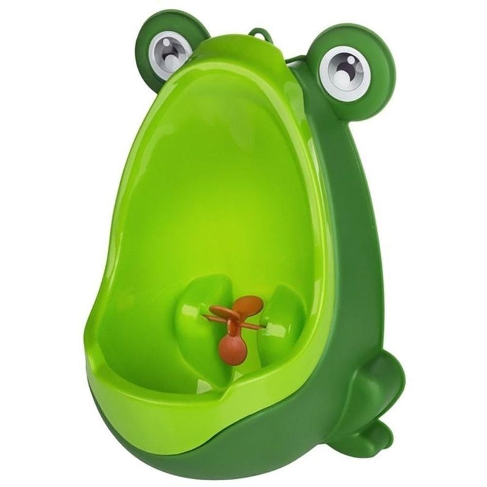 Mictório Sanitário Infantil Xixi Sapinho Verde Ventosas