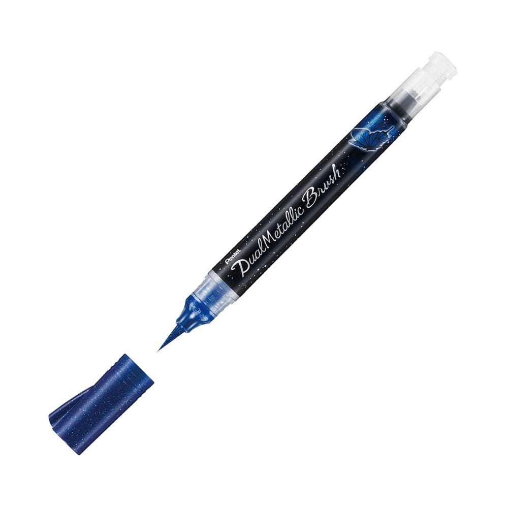 Caneta Pincel Dual Metallic Brush Pentel